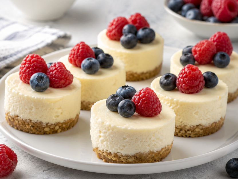 Keto Cheesecake Bites 🧀🍓