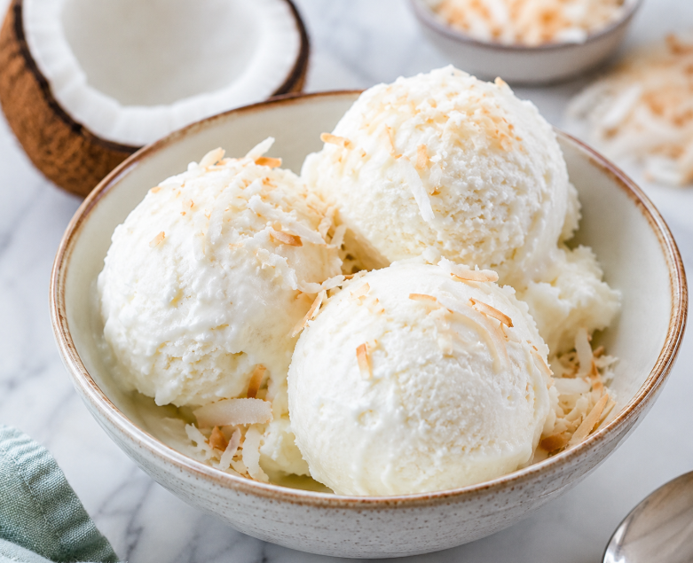 Coconut Keto Ice Cream 🥥