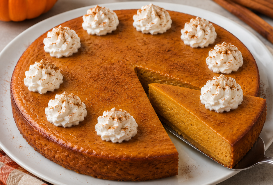 Creamy Crustless Pumpkin Pie