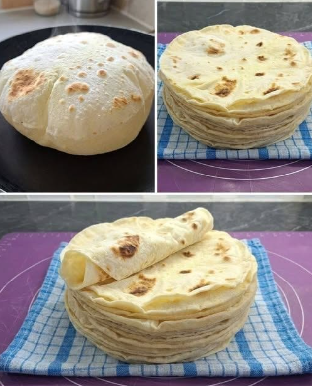 Sourdough Flour Tortillas